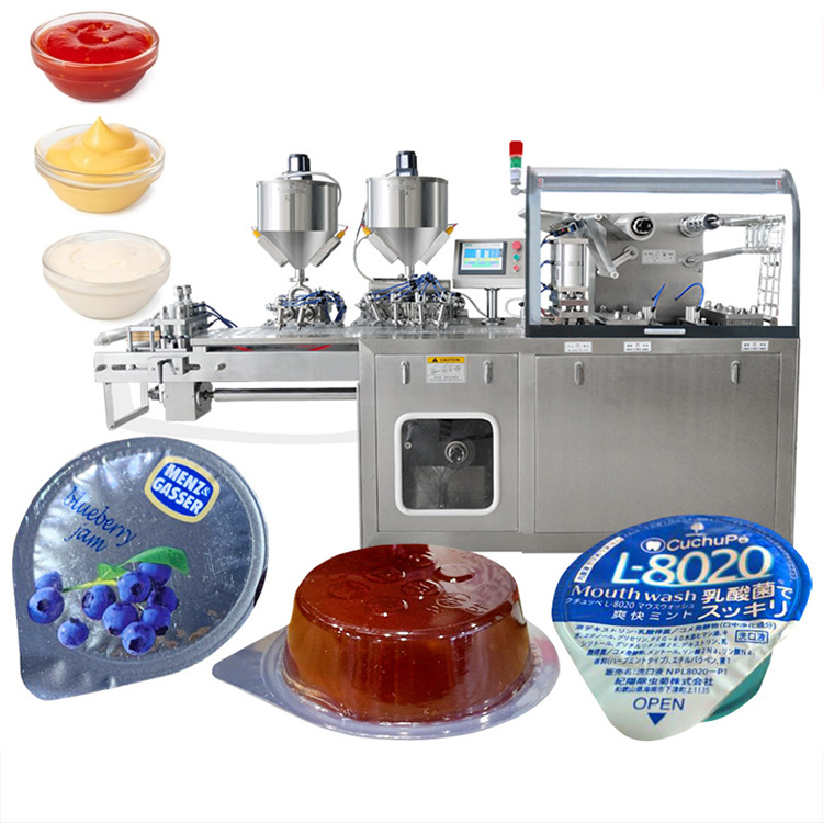 Paste Ketchup Jam Butter Honey Chocolate Cream blister packing machine